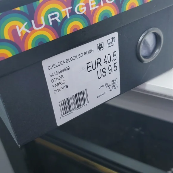 Kurt Geiger Multicolor Embellished Heels with Gold Details - Picture 7 of 7